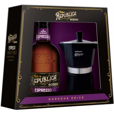 Rum Republica Espresso Elixir Božkov 33% 0,7 l (holá láhev) – Sleviste.cz