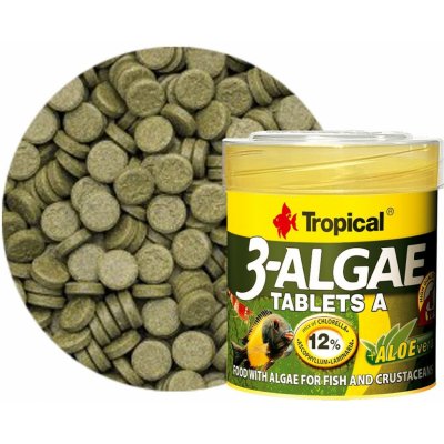 Tropical 3-Algae Tablets A 50 ml, 36 g, 80ks