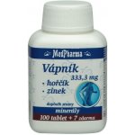 MedPharma Vápník Hořčík Zinek 107 tablet – Hledejceny.cz