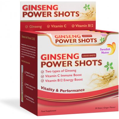 Swedish Nutra Ginseng Power shoty 20 ks – Zboží Dáma