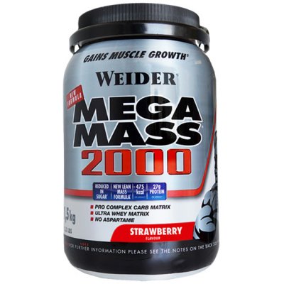 WEIDER MEGA MASS 2000 1500 g – Zboží Mobilmania