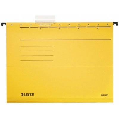 Leitz Deska závěsná A4 ALPHA žlutá 25 ks – Zboží Živě
