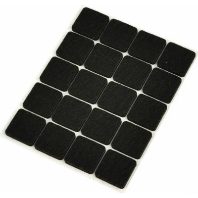 GEKO Samolepící plstěné podložky pod nábytek 20 ks čtvercové 20x20 mm G29811 – Hledejceny.cz
