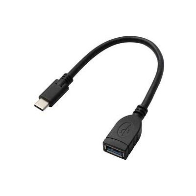 GoGEN USBCOTG USB A/USB-C 3.1, OTG, 0,2m, černý – Zboží Mobilmania
