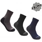 Sensor ponožky 3-PACK Treking Evo černá/šedá/modrá – Zboží Dáma