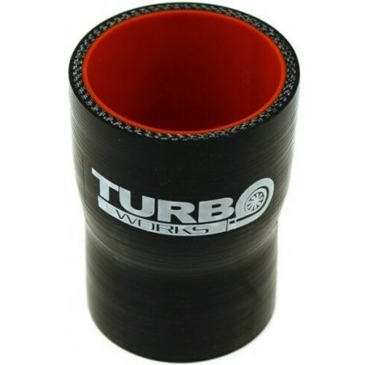 TurboWorkS Silikonová hadice - přímá redukce Pro černá 35-38 mm – Hledejceny.cz