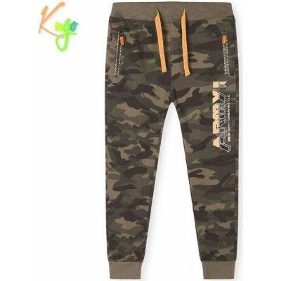 Kugo chlapecké maskáčové tepláky TM8225 béžové – Hledejceny.cz