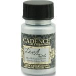 Cadence Textilní barva Dora Textile stříbrná 50 ml – Zboží Dáma