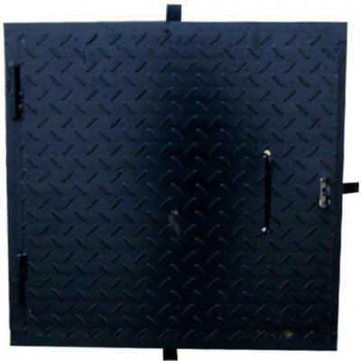 Enpro Poklop na šachty, 80 x 80 cm, černá – Zboží Mobilmania