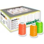 Sada nití OVERLOCK BOX Aerolock 125 Neon Colors – Madeira (12x1200m) – Zboží Mobilmania