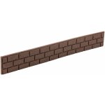 Multy home obrubník Bricks Stones 15 x 120 cm hnědá 1 ks – Sleviste.cz