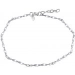 SILVEGO Dámský stříbrný řetízek na nohu Daira PRM10099A – Zboží Mobilmania