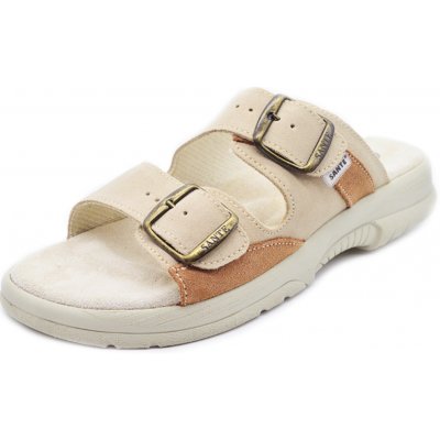 Santé dámské zdravotní pantofle kožené 517-33 béžová – Hledejceny.cz