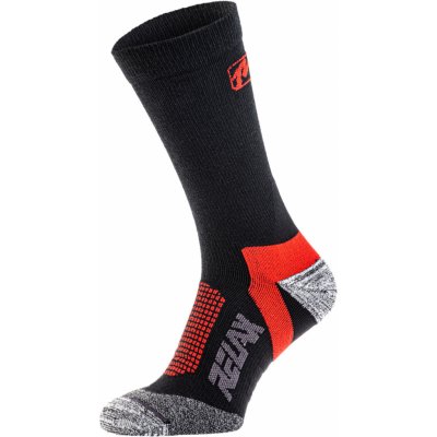 Relax NORDIC Lyžařské ponožky merino RSO37B černá/červená – Zboží Mobilmania
