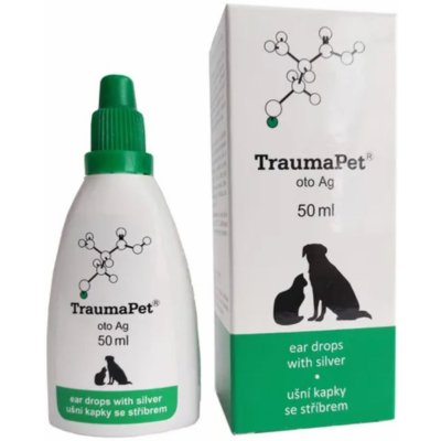 TraumaPet Ag kapky do uší se stříbrem 50 ml – Zboží Dáma