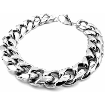 Steel Jewelry náramek pánský masivní z chirurgické oceli NR220186