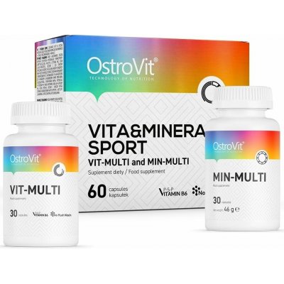 Ostrovit Vita and minerals sport 2 x 30 kapslí – Hledejceny.cz