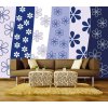 Tapety Dimex XL-246 vliesová fototapeta na zeď Blue floral background rozměry 330 x 220 cm