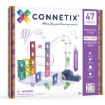 Connetix Tiles Kuličkodráha s odpalovacím zařízením 47 ks – Zboží Živě