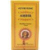 Vonný jehlánek Ayurvedic Amber backflow indické vonné františky 10 ks