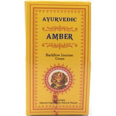 Ayurvedic Amber backflow indické vonné františky 10 ks – Hledejceny.cz