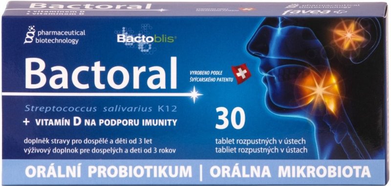 Bactoral + Vitamín D 30 tablet