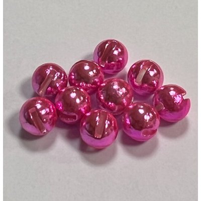 Hends Tungstenové Hlavičky Tungsten Beads Anodizing Fluo Pink Slotted 3,8 mm – Hledejceny.cz