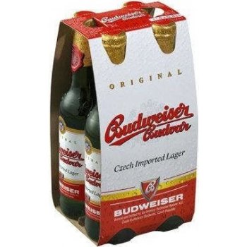 Budějovický Budvar Budějovický Original pivo 4 x 0,33 ml (sklo)