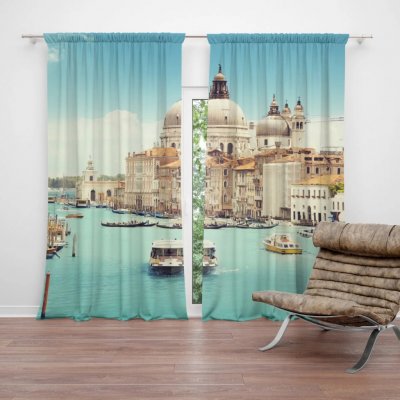 Sablio Závěs Bazilika svatého Marka: 2ks 140x250cm – Hledejceny.cz