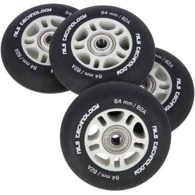 Nils PU 84 mm 82A vč. ložisek ABEC9 4 ks – Zboží Dáma