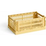 HAY Úložný box Colour Crate S Golden Yellow – Zboží Mobilmania