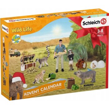 SCHLEICH Adventní kalendář ZÁBAVA pro dítě Figurky DNES ZVÍŘAT