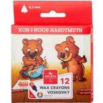 Koh-i-noor Pastelky voskové 8272 tenké trojhranné 12ks – Hledejceny.cz