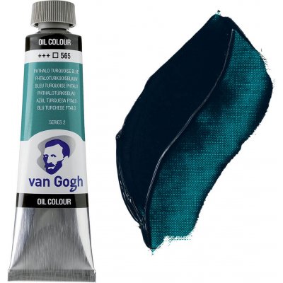 Van Gogh Olejová barva 40 ml Phthalo Turquoise Blue – Hledejceny.cz
