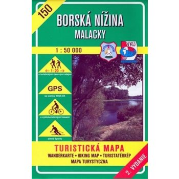 Borská nížina Malacky 1:50 000 150 Turistická mapa