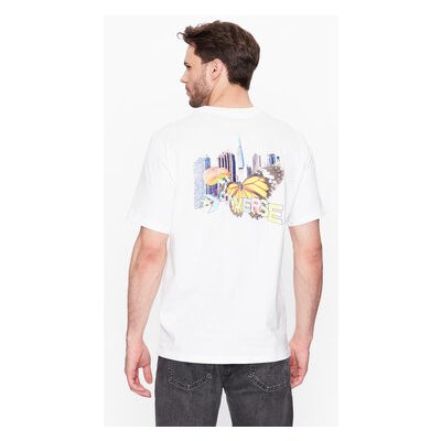 Converse T-Shirt City Butterfly 10024616-A03 Bílá – Zboží Mobilmania