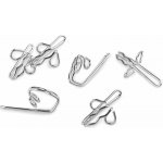 Kovový háček na záclonovky - nikl (100 ks) – Zboží Dáma