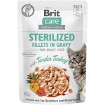 Brit Care Cat Fillets in Gravy Steril. Tend.Turkey 85 g – Hledejceny.cz