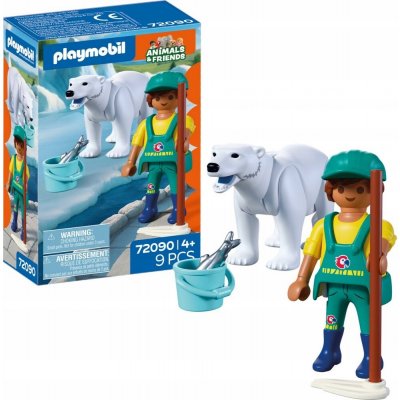 Playmobil 72090 Zoo: Lední medvěd a ošetřovatel – Hledejceny.cz