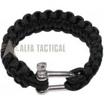 MFH Paracord 2,3 cm s přezkou černá – Zboží Mobilmania