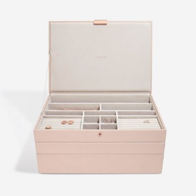 Stackers šperkovnice 3v1 Blush Supersize Set růžová – Zboží Dáma
