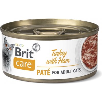 Brit Care Cat Paté Turkye with Ham 24 x 70 g