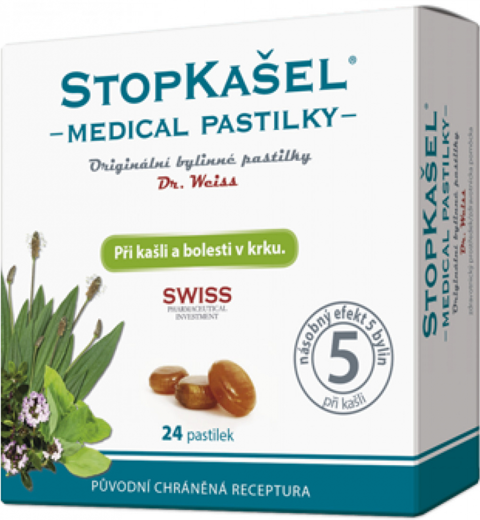 Dr. Weiss Stopkašel Medical 24 pastilek