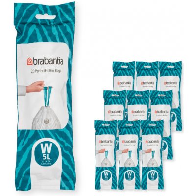 Brabantia PERFECTFIT Sáčky do odpadkového koše 5 l (W) - 200 ks velké balení – Zboží Dáma