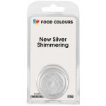Food Colours New Silver Shimmering 2,5 g – Zboží Dáma