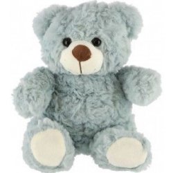 Teddies Medvěd/Medvídek sedící tyrkysový 22 cm
