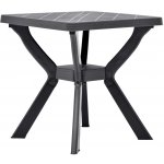 OMAXI 859842 Bistro stolek antracitový 70 x 70 x 72 cm plast – Hledejceny.cz