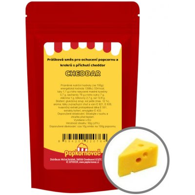 Popkornovač.cz Popcorn příchuť Cheddar 50 g – Zbozi.Blesk.cz