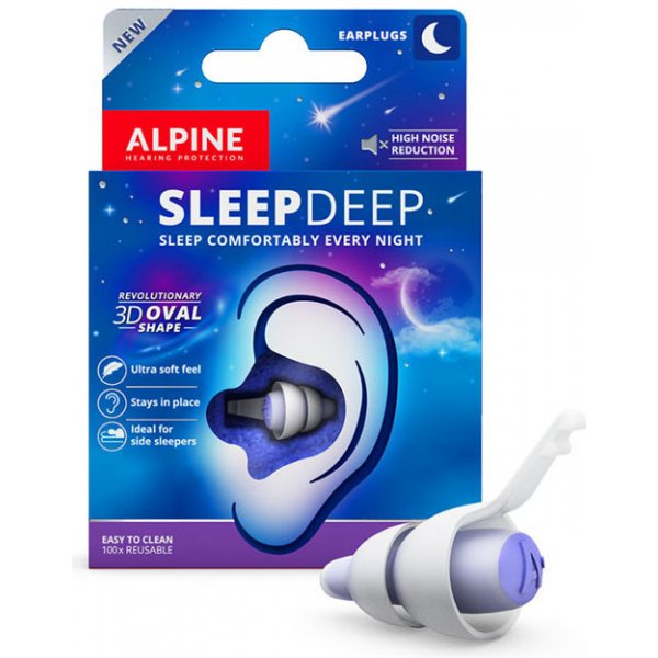 Alpine SleepDeep špunty do uší 1 pár od 390 Kč - Heureka.cz