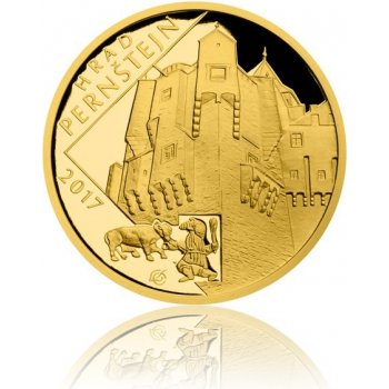 Česká mincovna Zlatá mince 5000 Kč 2017 Pernštejn 15,55 g